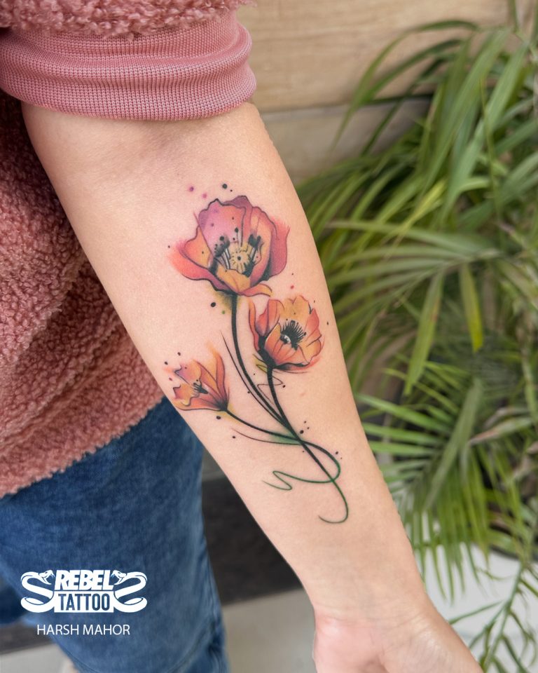 Rebel Alliance symbol made of flowers. Dre Li at Third Eye Gallery in  Dallas, Tex. : r/tattoos